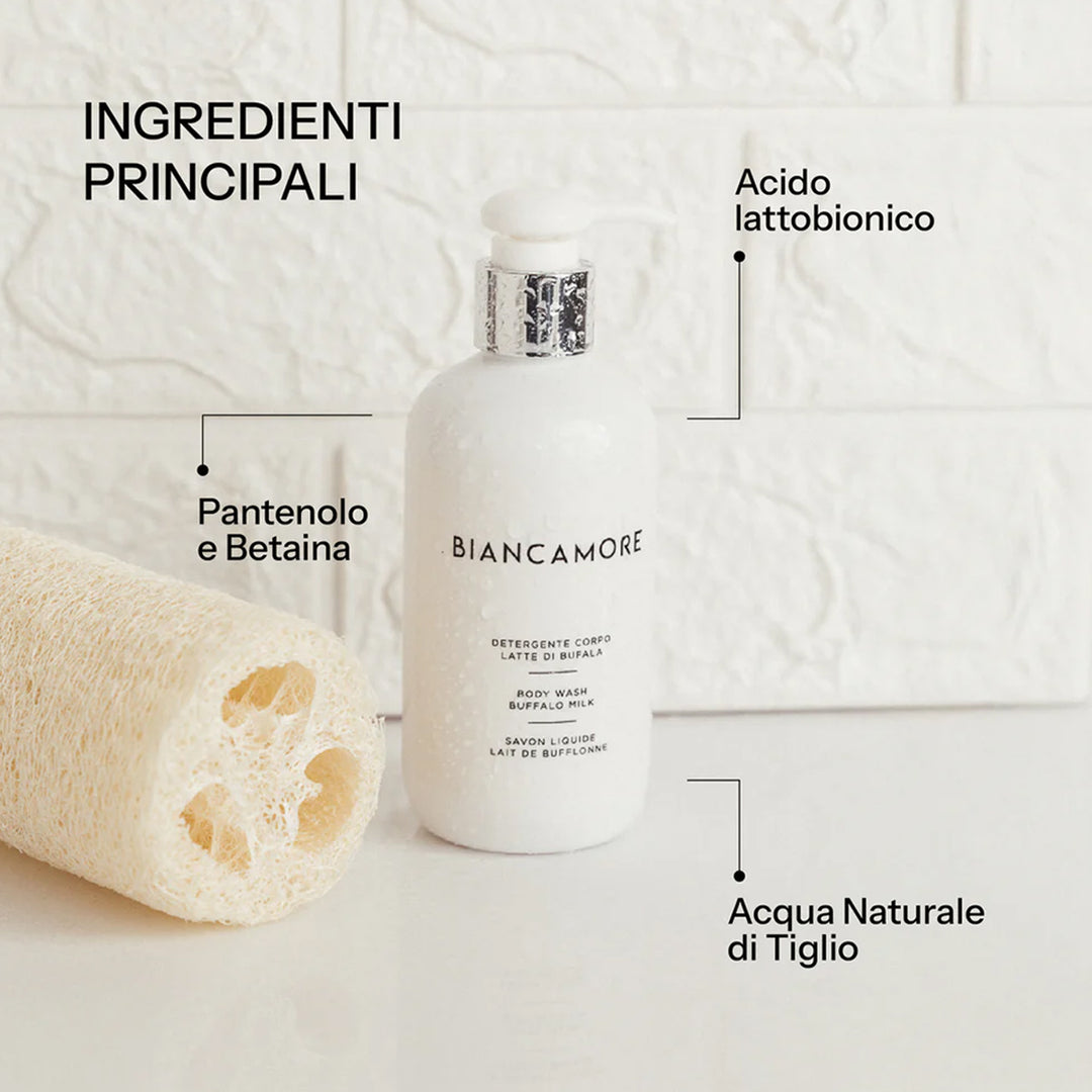 BIANCAMORE Detergente corpo al latte di bufala