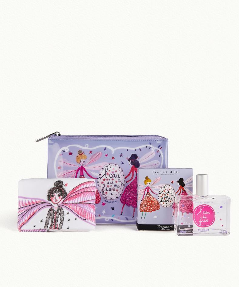 FRAGONARD Trousse Eau Des Fées Eau De Toilette 50ml + 
towel