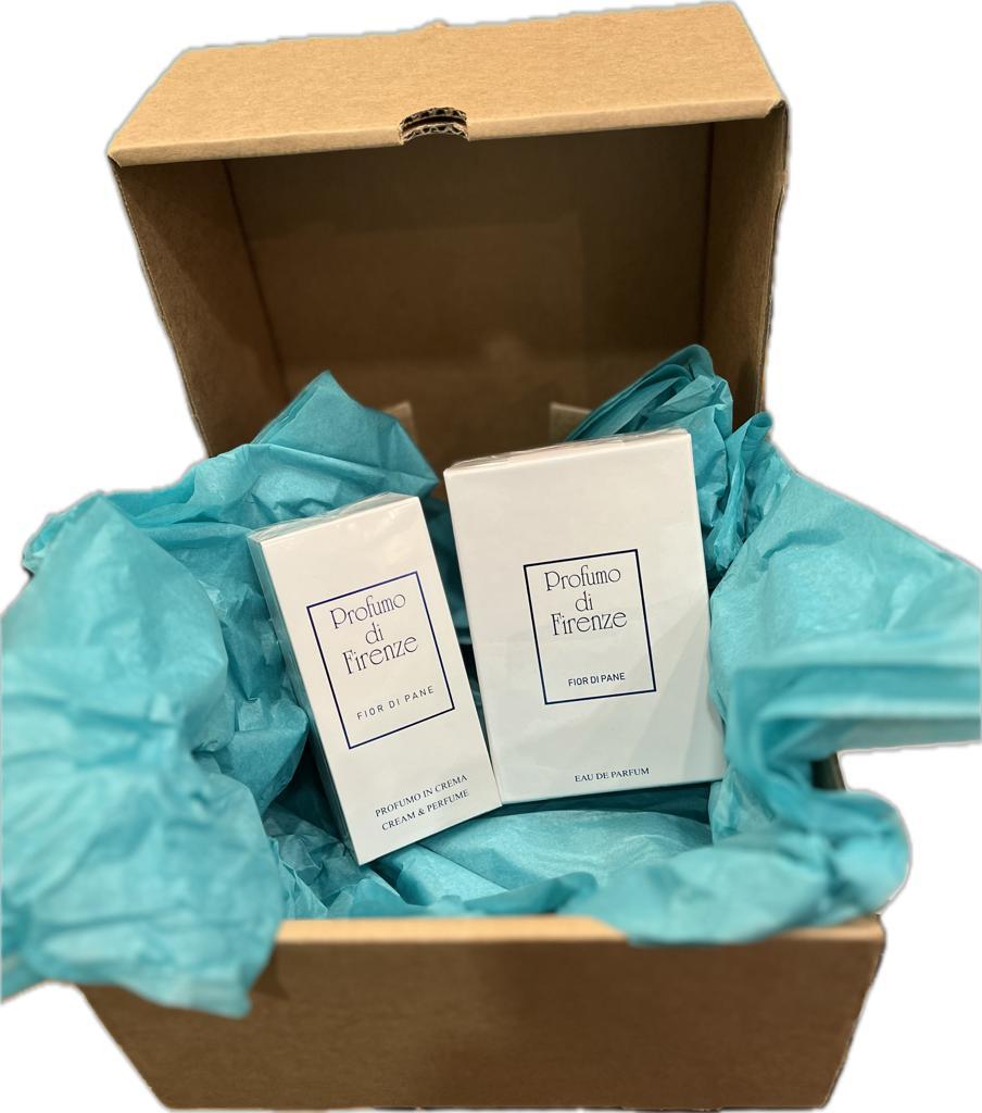 Confezione Profumo di Firenze Fior di Pane Profumo e Profumo in Crema