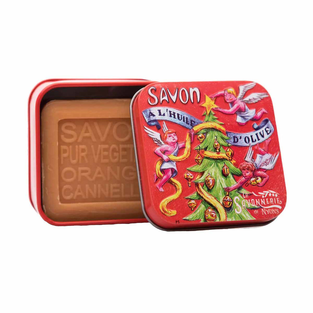 La Savonnerie de Nyons CHRISTMAS Tin box "Fir" and Soap 100g 