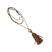 CENTOPERCENTO CACHEMIRE Chanel pearls and leaves in leather 