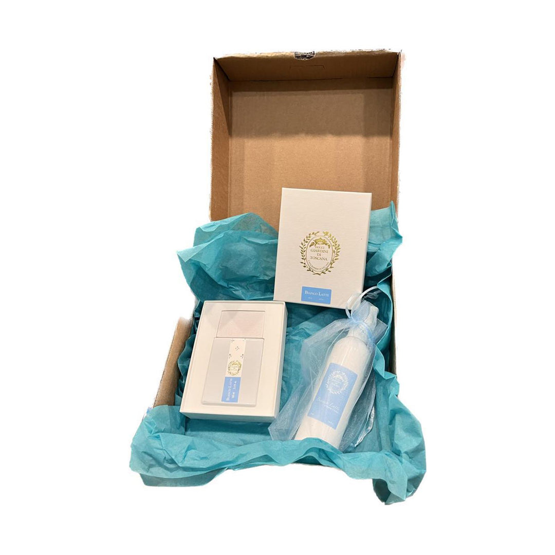 GIARDINI DI TOSCANA CONFEZIONE BIANCO LATTE EAU DE PARFUM E CREMA CORPO