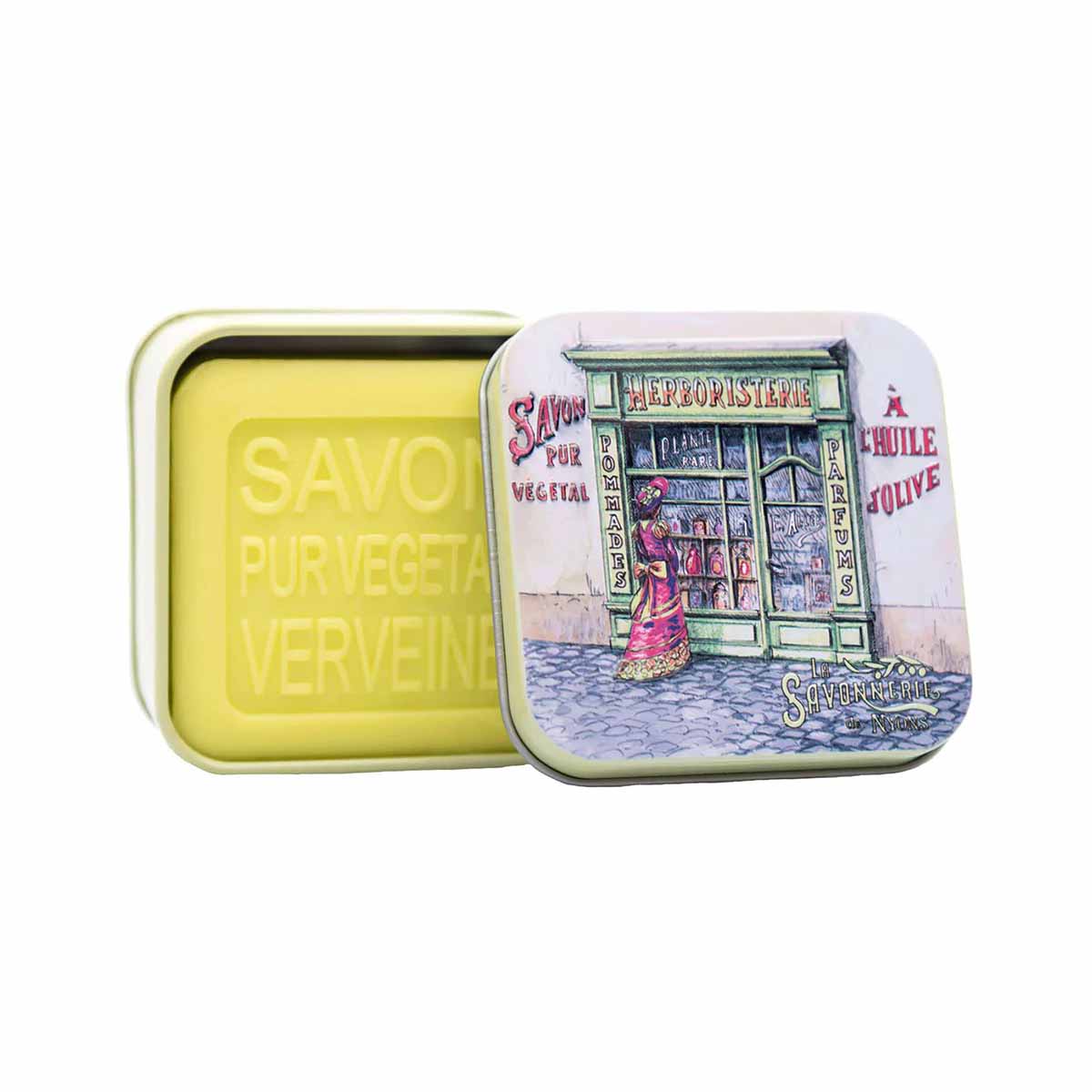La Savonnerie de Nyons Metal box "Herbalist" and Soap 100g 